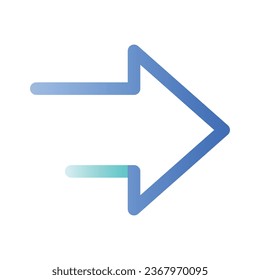 Vector de icono de flecha en el diseño de moda