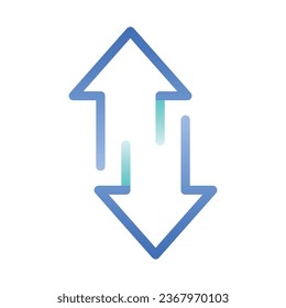 Vector de icono de flecha en el diseño de moda