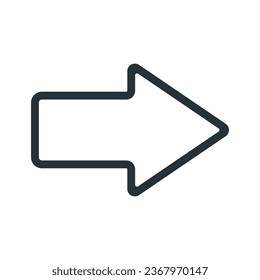Arrow icon vector on trendy design