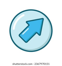 Vector de icono de flecha en el diseño de moda