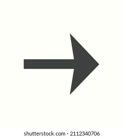 arrow icon vector on white background. arrow icon vector