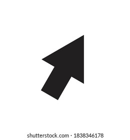 Arrow icon or vector pointe  for web navigation 