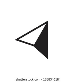 Arrow icon or vector pointe  for web navigation 