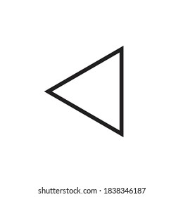 Arrow icon or vector pointe  for web navigation 