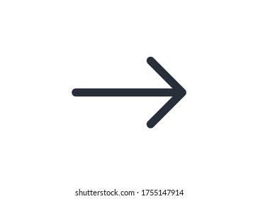 Arrow icon vector ,right sign. Next. Left.