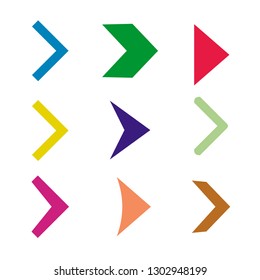 Arrow Icon Vector Set