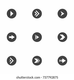 Arrow Icon vector Set