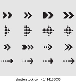 Arrow Icon Vector Set Collection - Vector
