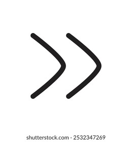 Arrow icon Vector set outline