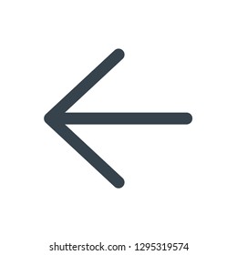 Arrow icon. Vector sign