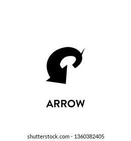 arrow icon vector. arrow sign on white background. arrow icon for web and app