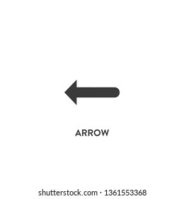 arrow icon vector. arrow sign on white background. arrow icon for web and app