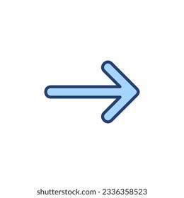 Pfeilsymbol, Vektorgrafik. Pfeilzeichen und Symbol für Webdesign.