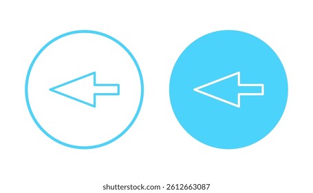 Arrow icon vector. Arrow sign and symbol for web design.