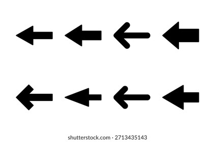 Pfeilsymbol, Vektor. Pfeilzeichen und Symbol für Webdesign.