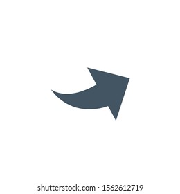 Arrow Icon Vector. Stock Vector illustration isolated on white background.