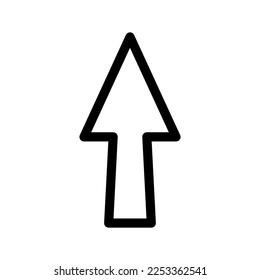 Ilustración de diseño de símbolo del vector de icono de flecha