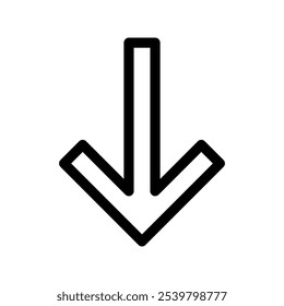 Ilustración de diseño de símbolo de Vector de icono de flecha