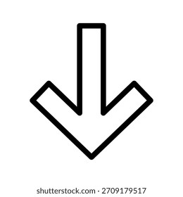 Arrow Icon Vector Symbol Design Illustration
