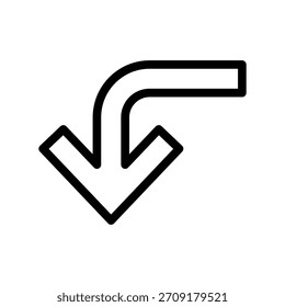 Ilustración de diseño de símbolo de Vector de icono de flecha