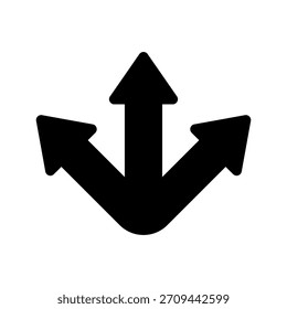 Ilustración de diseño de símbolo de Vector de icono de flecha