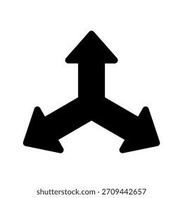 Ilustração de design de símbolo de vetor de ícone de seta