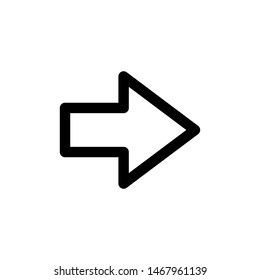 Arrow icon vector symbol illustration