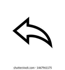 Arrow icon vector symbol illustration