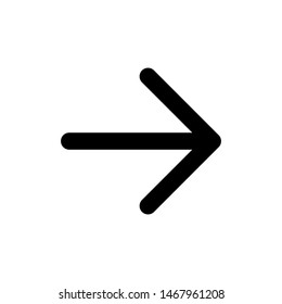 Arrow icon vector symbol illustration