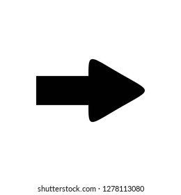 Arrow icon vector. Arrow symbol. navigation icon vector