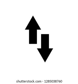 Arrow icon vector. Arrow symbol. navigation icon vector