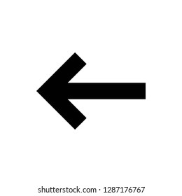 Arrow icon vector. Arrow symbol. navigation icon vector