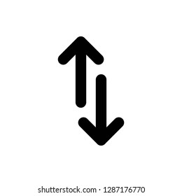 Arrow icon vector. Arrow symbol. navigation icon vector