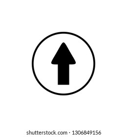 Arrow icon vector. Arrow symbol. navigation icon vector
