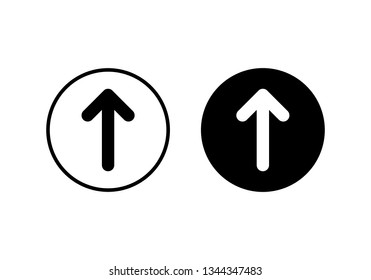 Arrow icon vector. Arrow symbol. navigation icon vector