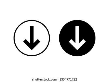 Vector de icono de flecha. Símbolo de flecha. vector de icono de navegación