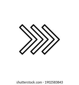 Arrow icon vector. Arrow symbol. Arrow sign for your web design.