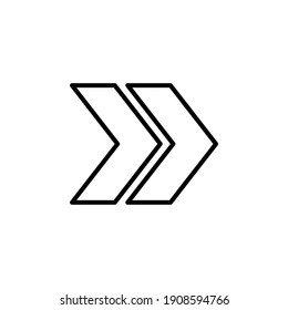 Arrow icon vector. Arrow symbol. Arrow sign for your web design.