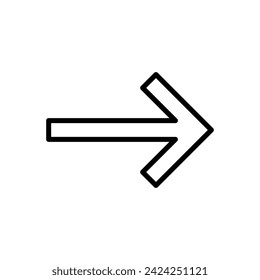 Pfeilsymbol, Vektorgrafik. Pfeilsymbol. Pfeilzeichen für Ihr Webdesign.