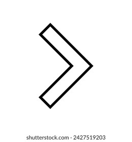 Arrow icon vector. Arrow symbol. Arrow sign for your web design.
