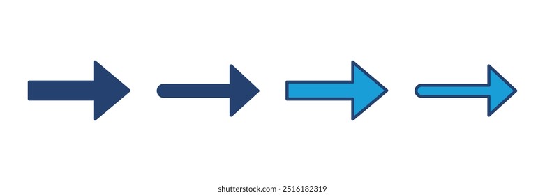 Arrow icon vector. Arrow symbol. Arrow sign for your web design.