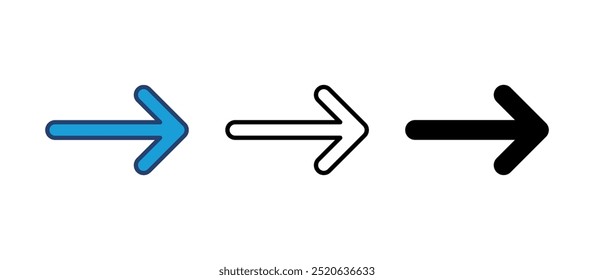 Arrow icon vector. Arrow symbol. Arrow sign for your web design.