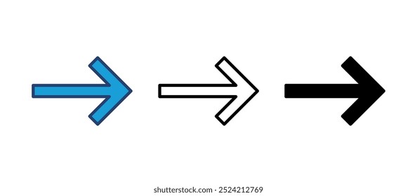 Arrow icon vector. Arrow symbol. Arrow sign for your web design.