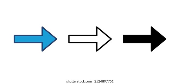Arrow icon vector. Arrow symbol. Arrow sign for your web design.
