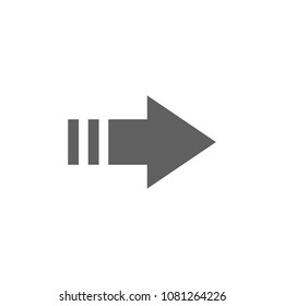 Arrow icon vector. Symbol for your web site design, logo, app, UI. Vector illustration, EPS
