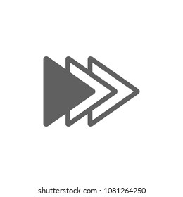 Arrow icon vector. Symbol for your web site design, logo, app, UI. Vector illustration, EPS