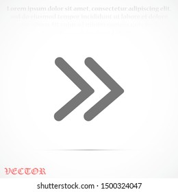 Arrow Icon Vector. Arrow Icon in symbol for your app UI. Vector illustration Undo   Redo Arrow Icon. Direction arrow sign. Motion icon