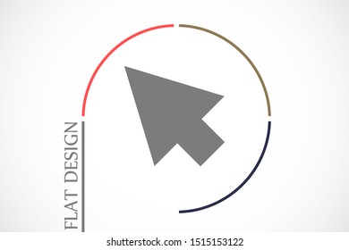 Arrow Icon Vector. Arrow Icon in symbol for your app UI. Vector illustration Undo Redo Arrow Icon. Direction arrow sign. Motion icon