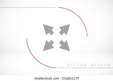 Arrow Icon Vector. Arrow Icon in symbol for your app UI. Vector illustration Undo Redo Arrow Icon. Direction arrow sign. Motion icon