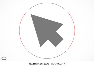 Arrow Icon Vector. Arrow Icon in symbol for your app UI. Vector illustration Undo Redo Arrow Icon. Direction arrow sign. Motion icon